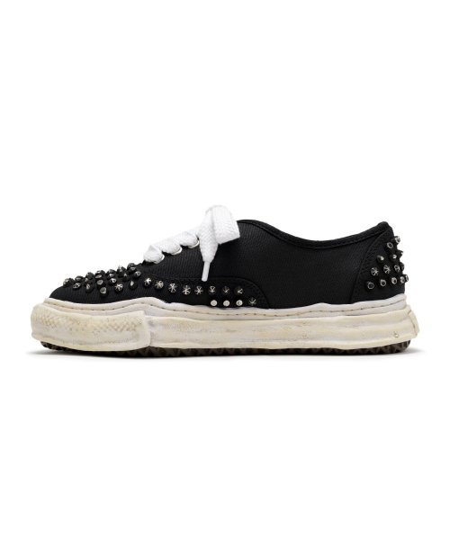画像3: Maison MIHARA YASUHIRO ("BAKER" OG SOLE STUDDES CANVAS LOW-TOP SNEAKER) BLACK (3)