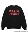 画像2: WACKO MARIA (DEATH ROW RECORDS WASHED MIDDLE WEIGHT CREW NECK SWEAT SHIRT) BLACK (2)