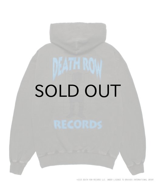 画像1: WACKO MARIA (DEATH ROW RECORDS WASHED MIDDLE WEIGHT PULLOVER HOODED SWEAT SHIRT) GRAY (1)