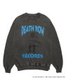 画像1: WACKO MARIA (DEATH ROW RECORDS WASHED MIDDLE WEIGHT CREW NECK SWEAT SHIRT) GRAY (1)