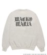 画像2: WACKO MARIA (DEATH ROW RECORDS WASHED MIDDLE WEIGHT CREW NECK SWEAT SHIRT) IVORY (2)