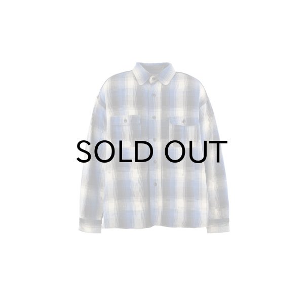 画像1: SAINT Mxxxxxx (BB_FLANNEL SHIRTS_CHECK) BLUE (1)
