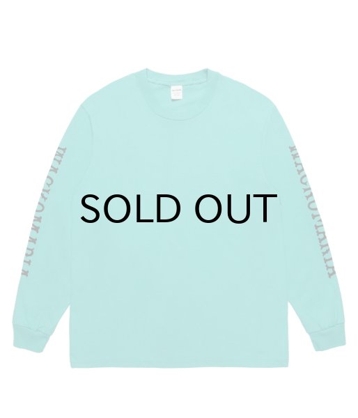 画像1: WACKO MARIA (WASHED HEAVY WEIGHT CREW NECK LONG SLEEVE T-SHIRT TYPE-2) MINT (1)