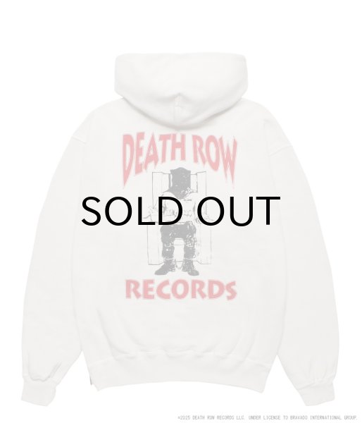 画像1: WACKO MARIA (DEATH ROW RECORDS WASHED MIDDLE WEIGHT PULLOVER HOODED SWEAT SHIRT) IVORY (1)