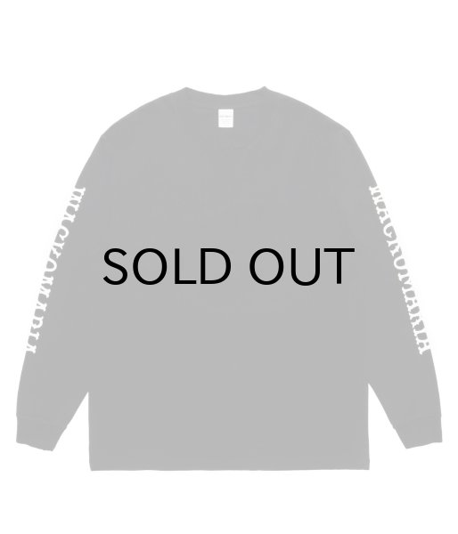 画像1: WACKO MARIA (WASHED HEAVY WEIGHT CREW NECK LONG SLEEVE T-SHIRT TYPE-2) BLACK (1)