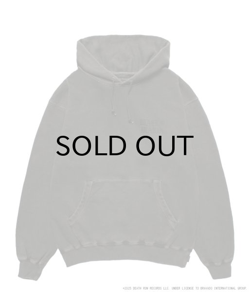 画像2: WACKO MARIA (DEATH ROW RECORDS WASHED MIDDLE WEIGHT PULLOVER HOODED SWEAT SHIRT) GRAY (2)