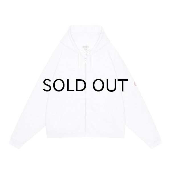 画像1: C.E (SOLID LOOSE ZIP HOODY) GREY (1)