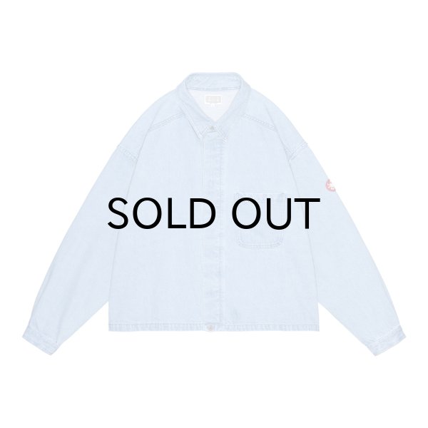画像1: C.E (WASHED DENIM SHORT SHIRT JACKET) INDIGO (1)