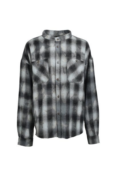 画像1: BREATH (COLLAR LESS SHIRT) BLACK (1)