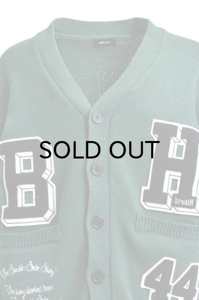 画像4: BREATH (BH PATCH KNIT CARDIGAN) GREEN (4)
