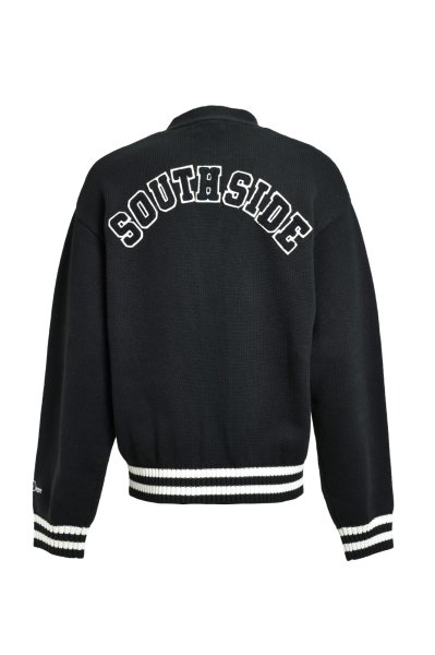 画像2: BREATH (BH PATCH KNIT CARDIGAN) BLACK (2)