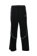 画像1: BREATH (SCRIPT LOGO PIPING VELOUR TRACK PANTS) BLACK (1)