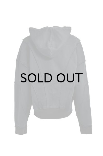 画像2: BREATH (FADE ZIP UP HOODIE) BLACK (2)