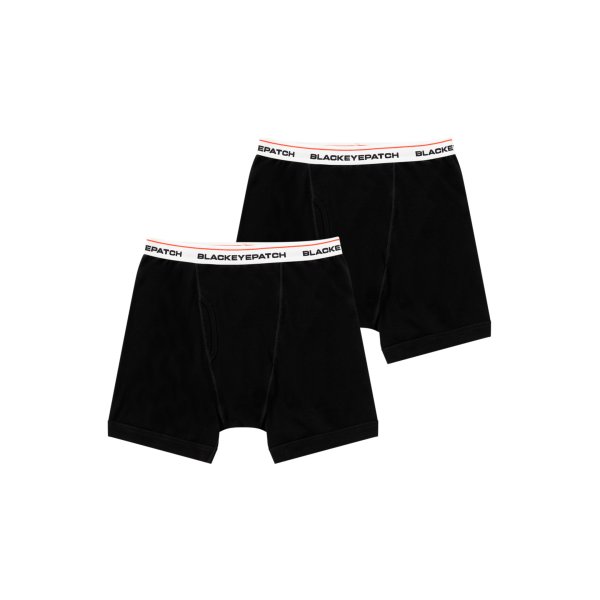 画像2: BLACK EYE PATCH (BASIC BOXERS) BLACK (2)