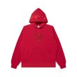 画像1: BLACK EYE PATCH (HWC LABEL HOODIE) RED (1)