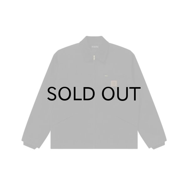 画像1: BLACK EYE PATCH (LEATHER PATCHED DUCK JACKET) BLACK (1)