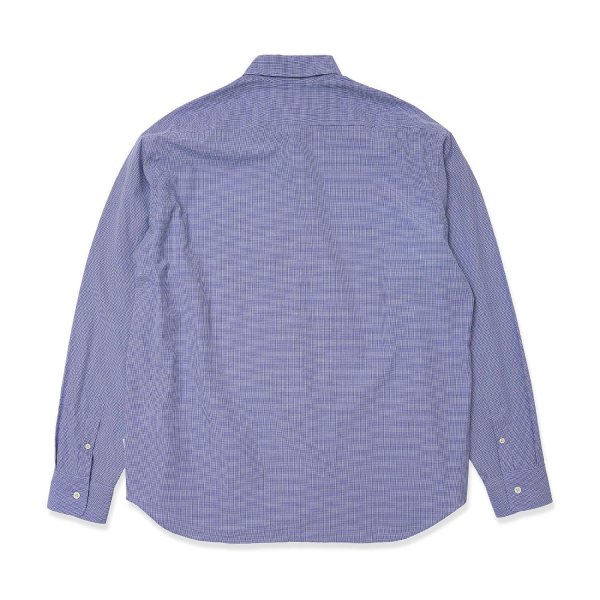 画像2: HOMBRE NINO (MICRO GINGHAM CIRCLE SHIRT) BLUE (2)