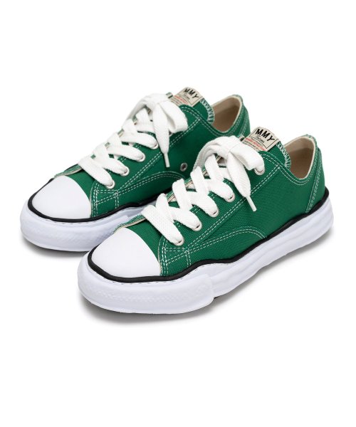 画像1: Maison MIHARA YASUHIRO ("PETERSON" OG SOLE CANVAS LOW SNEAKER) CL GREEN (1)