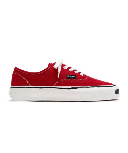 画像2: KAMIYA ("Herc" Vulcanize Sneaker) RED -30% OFF-  (2)