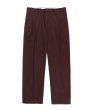 画像2: WACKO MARIA (DOUBLE PLEATED CHINO TROUSERS TYPE-1) BURGUNDY (2)