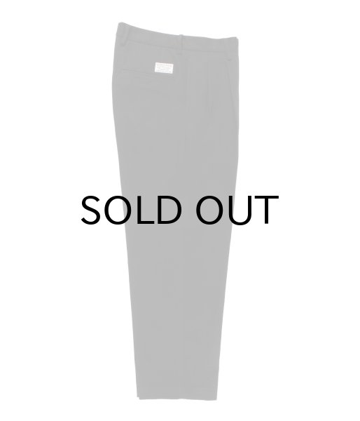 画像1: WACKO MARIA (DOUBLE PLEATED CHINO TROUSERS TYPE-1) BLACK (1)