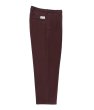 画像1: WACKO MARIA (DOUBLE PLEATED CHINO TROUSERS TYPE-1) BURGUNDY (1)