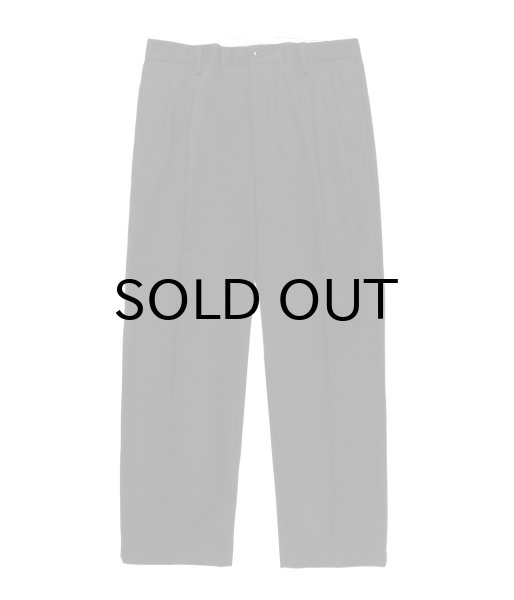 画像2: WACKO MARIA (DOUBLE PLEATED CHINO TROUSERS TYPE-1) BLACK (2)