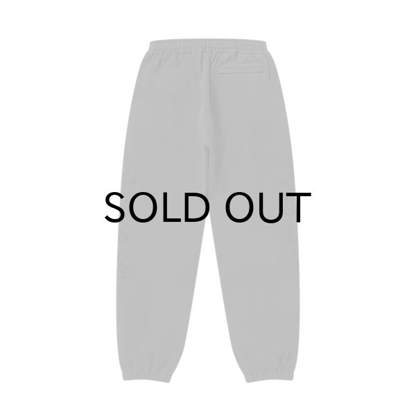画像2: BLACK EYE PATCH (HWC EMBROIDERED PIGMENT DYED SWEAT PANTS) CHARCOAL (2)