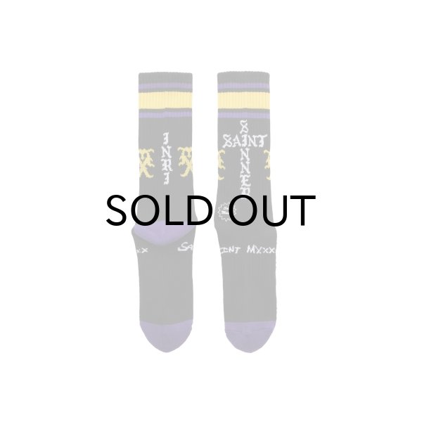 画像2: SAINT Mxxxxxx (SOCKS_SINNER) BLK-PURPLE (2)