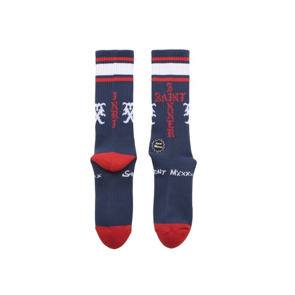 画像2: SAINT Mxxxxxx (SOCKS_SINNER) BLUE-RED (2)