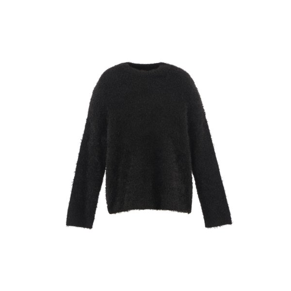 画像1: SAINT Mxxxxxx (CREW NECK KNIT_GLITTER) BLACK (1)