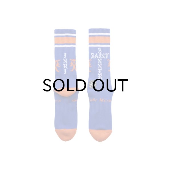 画像2: SAINT Mxxxxxx (SOCKS_SINNER) BLUE-ORANGE-WHT (2)