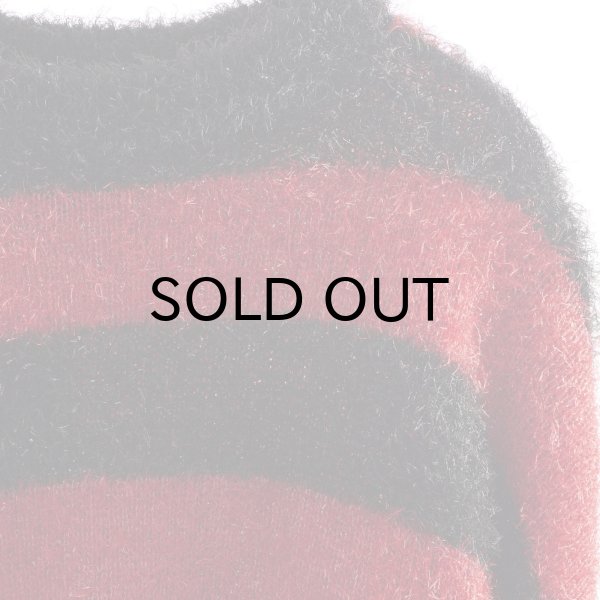 画像2: SAINT Mxxxxxx (CREW NECK KNIT_GLITTER) BORDER (2)