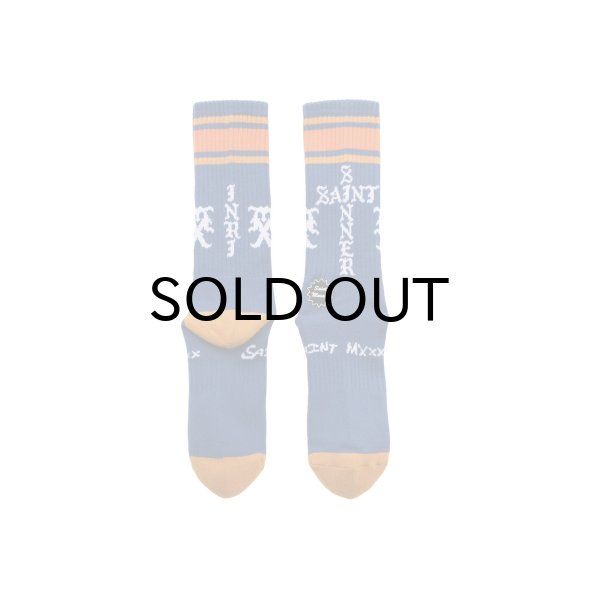 画像2: SAINT Mxxxxxx (SOCKS_SINNER) BLUE-ORANGE (2)