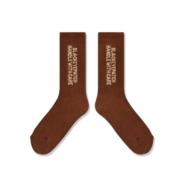 画像3: BLACK EYE PATCH (HWC SOCKS) BROWN (3)
