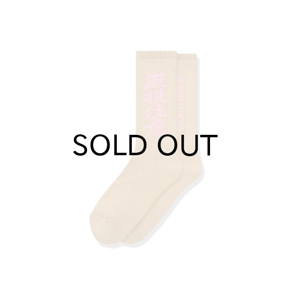 画像1: BLACK EYE PATCH (HWC SOCKS) BEIGE (1)