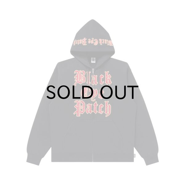画像1: BLACK EYE PATCH (STACKED OE LOGO ZIP HOODIE) BLACK (1)