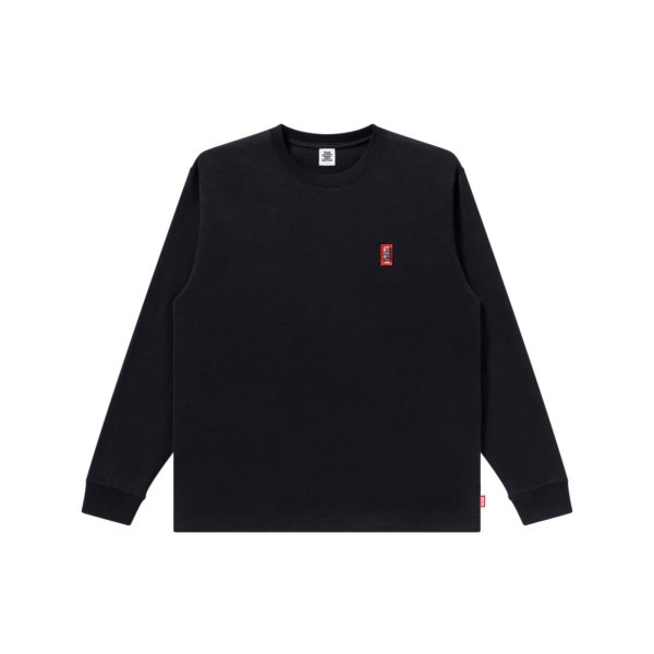 画像1: BLACK EYE PATCH (SMALL HWC L/S TEE) BLACK (1)
