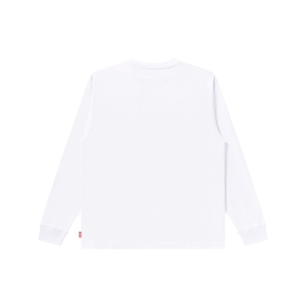 画像2: BLACK EYE PATCH (SMALL HWC L/S TEE) WHITE (2)