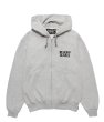画像1: WACKO MARIA (HEAVY WEIGHT FULL ZIP HOODED SWEAT SHIRT TYPE-2) GRAY (1)