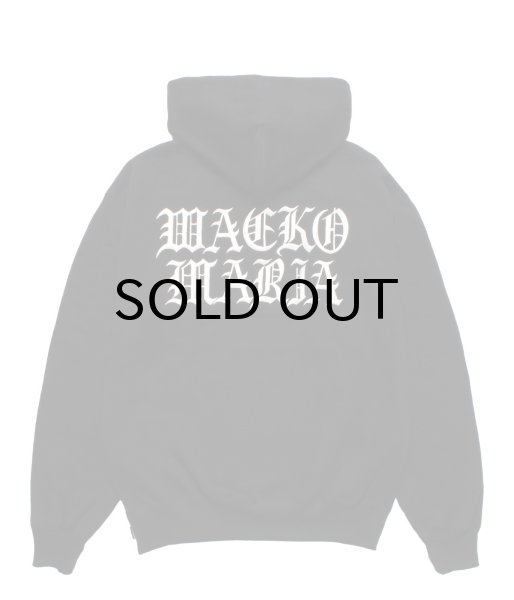 画像1: WACKO MARIA (HEAVY WEIGHT PULLOVER HOODED SWEAT SHIRT TYPE-2) BLACK (1)