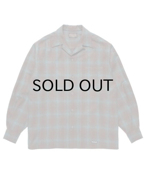 トップス wackomaria PENDLETON OMBRE CHECK SHIRT PENDOLTON / WOOL OMBRE CHECK OPEN COLLAR SHIRT (TYPE-1