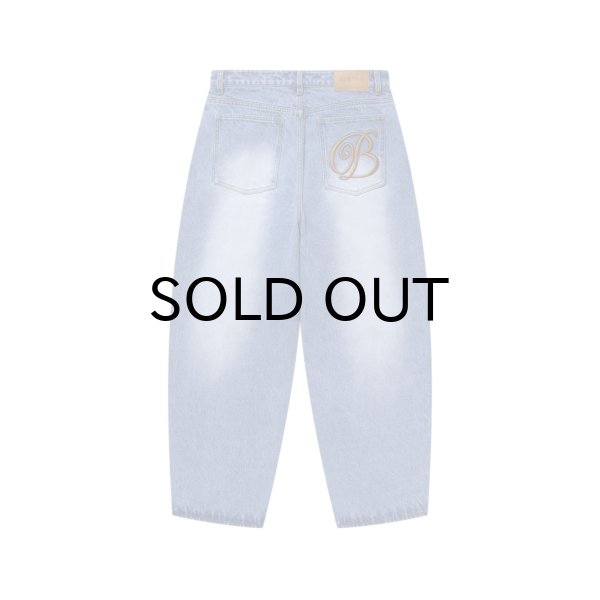 画像1: BLACK EYE PATCH (B EMBLEM EXTRA BAGGY JEANS) INDIGO (1)