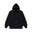 画像1: BLACK EYE PATCH (WASHED HOODED DUCK JACKET) BLACK (1)