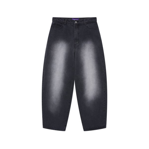 画像2: BLACK EYE PATCH (B EMBLEM EXTRA BAGGY JEANS) BLACK (2)