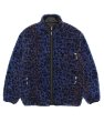 画像1: WACKO MARIA (REVERSIBLE LEOPARD BOA JACKET) BLUE (1)
