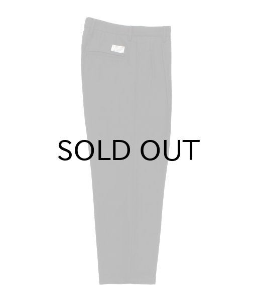画像1: WACKO MARIA (DOUBLE PLEATED CHINO TROUSERS TYPE-2) BLACK (1)