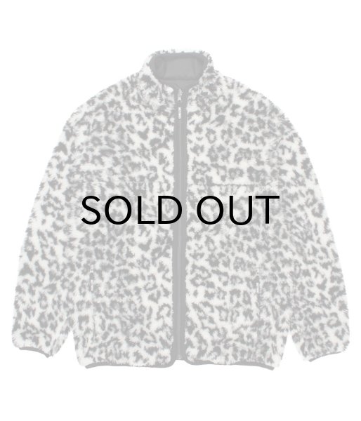 画像1: WACKO MARIA (REVERSIBLE LEOPARD BOA JACKET) WHITE (1)