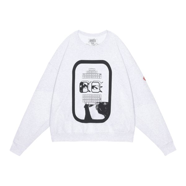 画像1: C.E (MD 00-38 CREW NECK) GREY (1)