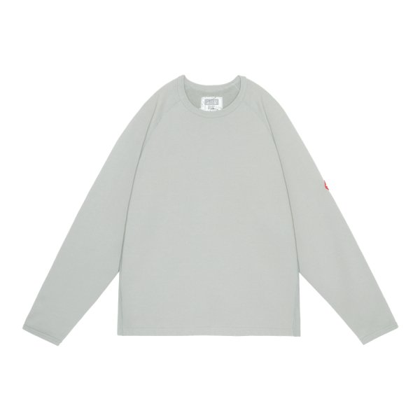 画像1: C.E (HALF PANEL RIB CREW NECK) KHAKI (1)